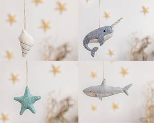 Jouets de sport pour bébé, montessori, suspendu à la mer, <span class=keywords><strong>dauphin</strong></span>, tortue, orca, cheval de mer, narwal, océan nautique, <span class=keywords><strong>pépinière</strong></span>, fait à la main, en feutre - Product Image 2