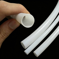 Vente d'usine : Tube en PTFE pur, blanc translucide, tube lisse en téflon, résistant aux hautes températures, pour tuyaux hydrauliques, gaz et huile