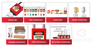 Candado de seguridad compuesto <span class=keywords><strong>Zenex</strong></span> con llave maestra para bloqueo aislado contra los efectos de la electricidad - Product Image 6