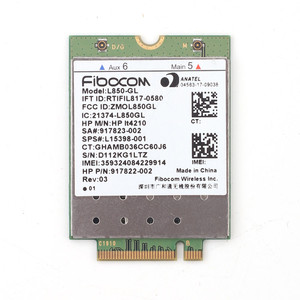 L850-GL pour HP LT4210 <span class=keywords><strong>Fibocom</strong></span> 4G LTE Carte XMM 7360 WWAN Mobile Module pour hp 840 430 G5/440 G5/450 G5/640 PC portable - Product Image 1