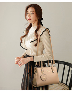 Bolsa Tote Personalizada de Cuero PU, Bolsos de Mano de Lujo para Mujer, Bolsos de Diseñador, Bolsos Cruzados de Alta Calidad para Dama - Product Image 2