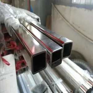 High Quality Seamless Stainless Steel Tube 201 202 304 SS 316 Hollow Pipe Square Welded 2B Surface Finish Direct China Factory