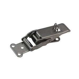 DK605 Stainless Steel Hook And Loop <b>Lock</b> For <b>Cabinet</b> Doors Self Locking Keyless Durable Industrial Design - Product Image 2
