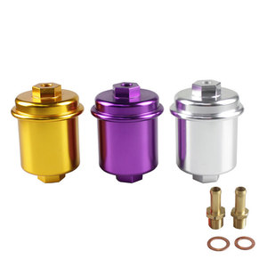 ตัวกรองน้ำมันเชื้อเพลิงรถยนต์ 62 มม. อะลูมิเนียมสีแดงพร้อมเกลียว M12 X 1.25 สำหรับการเปลี่ยนและซ่อมแซม - Product Image 3