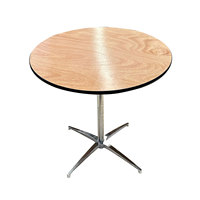 Table de cocktail en contreplaqué Offre Spéciale pour hôtels et mariages Salle à manger et événements Table de bar pour banquets et fêtes Utilisation en extérieur et en intérieur
