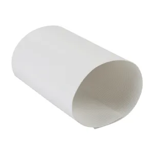 Food industry food grade high temperature and oil resistant white seamless silicone conveyor belt