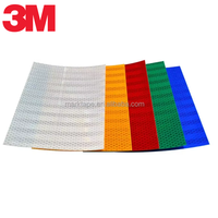 Film réfléchissant microprismatique 3M 3930 pour la sécurité routière, contrôle du trafic, feuille rétroréfléchissante HIP, signalétique durable, rouleau de support pour signalisation