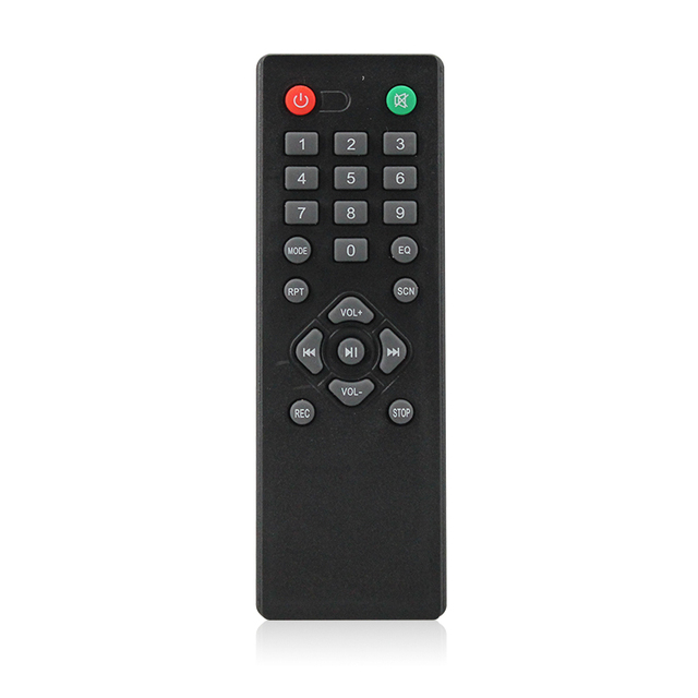 23-Key Wireless IR Receiver Remote Control for MP3 Audio ABS Material with 4 Buttons Fixed Code
