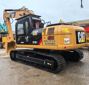 Excavadora CAT 323D2L de 23 toneladas en buen estado, máquina hidráulica usada para proyectos de construcción. - Product Image 1