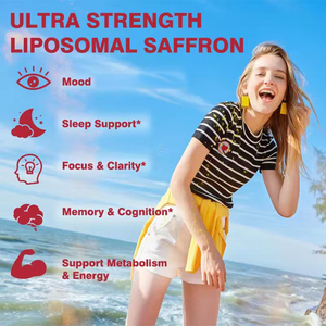 Extracto de Azafrán Liposomal en Gotas Líquidas, Personalización de Fábrica, Apoya el Metabolismo, Ayuda al Control de la Salud Diaria para Mujeres y Hombres - Product Image 5