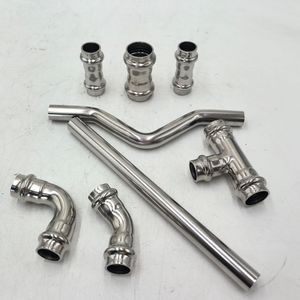 Nhà máy 15 mét DVGW v-hồ sơ Báo Chí ống nước phụ kiện khuỷu tay/TEE/khớp nối/ống/cầu thép không gỉ 304/316L - Product Image 2