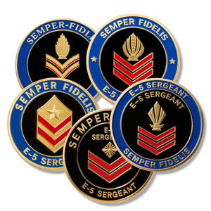 カスタマイズされたロゴダイキャスティングメタルゲームコイン現代アンティーク米国フリーメーソンベテランエナメルチャレンジコインカスタム金属収集品 - Product Image 3