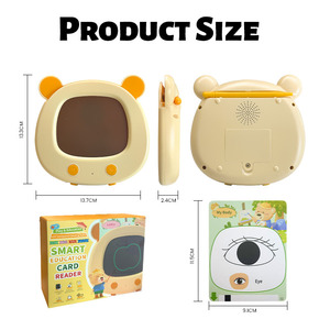 Per bambini che proteggono gli occhi <span class=keywords><strong>le</strong></span> <span class=keywords><strong>parole</strong></span> di apprendimento o la macchina dell'alfabeto <span class=keywords><strong>con</strong></span> il tabellone Smart Education Card Reader - Product Image 4
