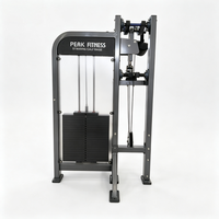 Machine professionnelle de soulevé de mollets assis à charge sélective, robuste, à charges par broches, pour l'entraînement des jambes en salle de sport
