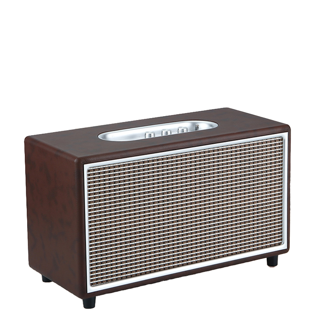 60W Retro Portable Wireless Bass Speakers 3000-5000mAh Battery BT 5.0 Home Theatre 2.0 Channel Dual Mode Two-Way 6.5" Woofer