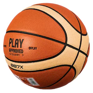 Custom outdoor indoor basketball brown ball size 7 custom basketball