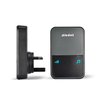 Aiben U199-BB longue portée murale enfichable 52 carillons 5 niveaux de volume fonctionnant sur piles bouton tactile sans fil sonnette de porte sans fil