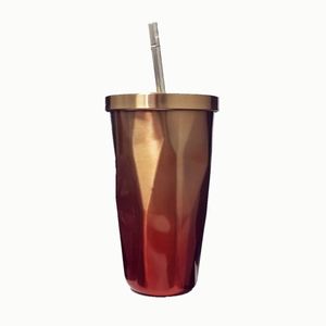 Gobelet isotherme personnalisé en acier inoxydable à double paroi pour adultes avec couvercle et paille - Tasse cadeau d'affaires, thermos, bouteille isotherme sous vide - Product Image 6
