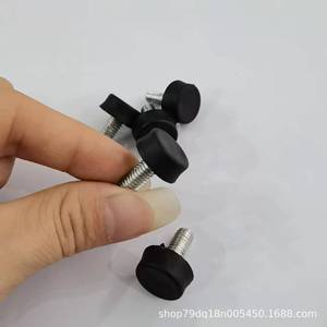 Furniture Leg M6 16*13 <b>Black</b> Adjustable Feet For <b>Sofa</b> <b>Table</b> Chair Easy Installation - Product Image 2