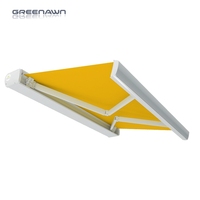 Auvent rétractable, pliable et imperméable, pour Terrasse, couleur personnalisée, 80 pièces disponibles