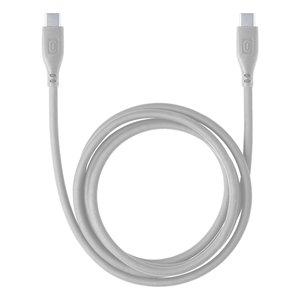 สายเคเบิล USB C SOFT CABLE ป้องกันการพันกัน สีเงิน 1.2 ม. USBDATASOFTC2CD - Product Image 3