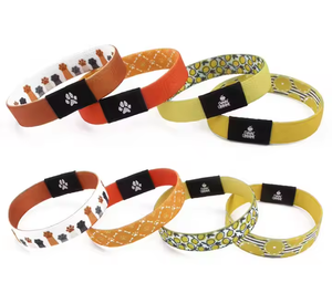 Diseño personalizado respetuoso con el medio ambiente Transferencia de Calor impresa reversible Rfid Nfc pulsera elástica - Product Image 4