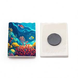 แม่เหล็กติดตู้เย็นเรซิ่นโพลีเรซิ่นแบบพิมพ์ 3 มิติ ของที่ระลึก รูปทรงแม่เหล็กติดตู้เย็นลายชายฝั่ง ดีไซน์เรซิ่น สามารถปรับแต่งได้ - Product Image 4