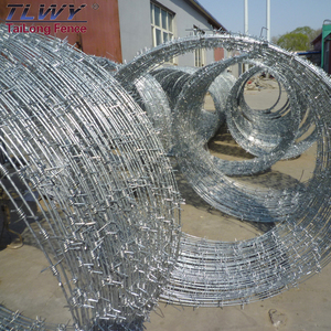 Cuộn dây thép gai mạ kẽm 500m tùy chỉnh, giá rẻ nhất, bảo vệ an toàn, dây thép gai - Product Image 6