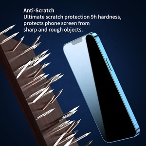 Caliente 2 paquetes 3 paquetes 9H Protector de pantalla de vidrio templado para <span class=keywords><strong>iPhone</strong></span> 13 para <span class=keywords><strong>iPhone</strong></span> 12 pro Max protector de pantalla de teléfono 2 paquete - Product Image 6