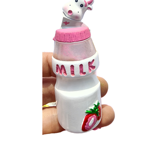 Yijias nuevos imanes de nevera de resina de alimentos simulados a base de polvo, pasteles, cartones de leche, helados, tazas de café, Haws recubiertos de azúcar, Dec - Product Image 2