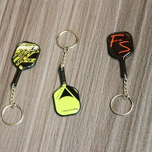 Llavero de Raqueta de Tenis Wsnbwye, Protector de Plástico Personalizado para Cartera, Llavero de Raqueta de Pádel - Product Image 3
