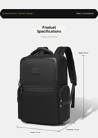 Nueva Mochila Impermeable para Portátil con Forro de Poliéster Oxford, Mochila de Viaje Personalizada, Gran Capacidad, Unisex para Negocios