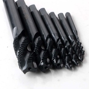 Double-rider Hardware Spiral Flute Tap Set M3 M12 Coarse Thread Taps For Nonferrous Metals Threading Tools - Product Image 3