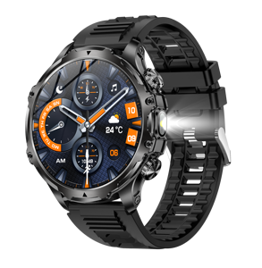 Montre connectée AK75 pour homme, <span class=keywords><strong>sport</strong></span>, grand écran tactile de 1,85 pouces, appels Bluetooth, plus de 100 modes sportifs, IP67, moniteur de santé, tracker d'activité physique, montre connectée - Product Image 1