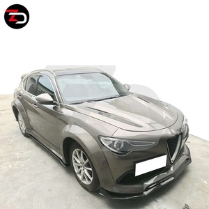 Oferta Especial: Kit de Carrocería Estilo ZD para <span class=keywords><strong>Alfa</strong></span> Romeo <span class=keywords><strong>Stelvio</strong></span> 949 - Parachoques Ancho, Alerón Delantero, Guardabarros, Faldones Laterales, Difusor, Alerón Superior y Capó - Nuevo - Product Image 1