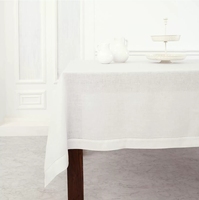 Nappe plate en lin et coton pour hôtel, salle de bal, décoration de la maison