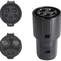 Adaptador de Carga para Vehículos Eléctricos IP54 60A, SAE J1772 CCS1 a Nacs, Compatible con Tesla Model Y L 3 X S