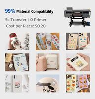 Imprimante UV DTF professionnelle Printpro, imprimante d'autocollants avancée et imprimante de broderie UV DTF pour la production graphique de chaussures personnalisées
