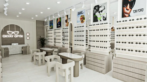 Idées conceptuelles de décor brillant Magasin d'optique Décoration intérieure Design Lunettes Vitrine Équipement Vitrines à lunettes - Product Image 4