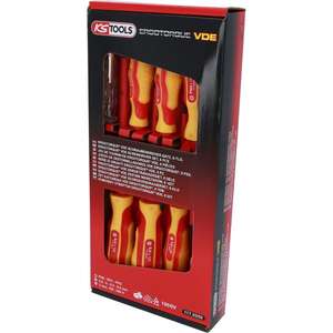 KS TOOLS-117,0550 Juego de destornilladores ERGOTORQUE VDE (8 piezas), PH + ranura-ATORNILLADORES AISLADOS EAN 4042146209646 1000V - Product Image 3