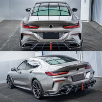 Kit de carrosserie en fibre de carbone style AE pour Bmw Série 8 G16 840I Upgrade Kits de montage parfait style AE Lèvre avant avec lèvre arrière lumineuse