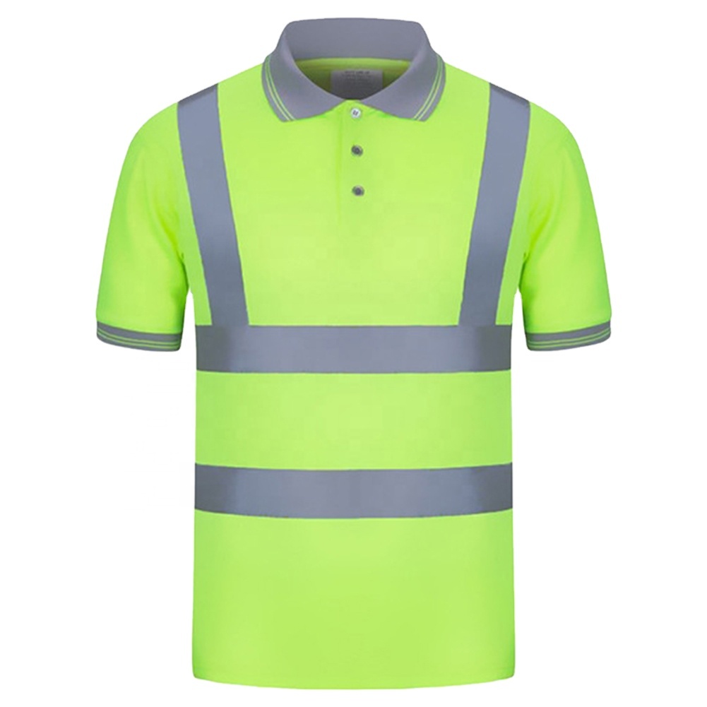 Оптовая продажа, светоотражающая рубашка поло, светоотражающая Мужская рубашка поло, светоотражающая Мужская рубашка поло с высокой видимостью