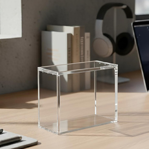 Étui de présentation en acrylique haute transparence personnalisé pour cartes à collectionner Pokémon TCG, boîte d'entraînement <span class=keywords><strong>Elite</strong></span> pour le rangement à domicile et au bureau - Product Image 1
