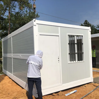 Maison préfabriquée pliable sur mesure avec design respirant pour hôtel, hôpital, chantier de construction et usage de bureau temporaire