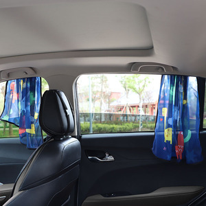 ม่านบังแดดหน้าต่างรถยนต์ลายการ์ตูนไดโนเสาร์ตาข่ายแบบพับเก็บได้ป้องกันแสงแดดฉนวนกันความร้อนสำหรับเด็กหน้าต่างด้านหลัง - Product Image 5