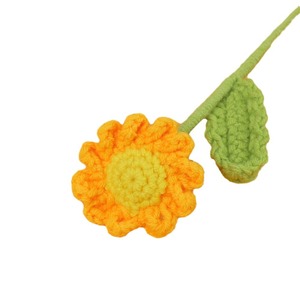 Bouquet de petites marguerites en laine tricotée au crochet, fait main, fleur fraîche préservée créative, fleur artificielle, Saint-Valentin - Product Image 5