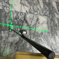 Laser vert haute puissance à ligne croisée 520nm <1mW, batterie Li-ion, portée de contrôle 100M, portée 10m <20mm, entraînement de golf ambidextre