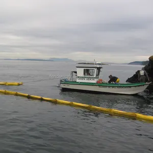 पीवीसी फ्लोट प्रकार समुद्री शैवाल बाधा के लिए समुद्री तेल फैल रोकथाम बूम समुद्री चक्कर