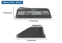 Horloge d'échecs numérique multifonctionnelle Leap PQ9921 à 36 modes, stockage de paramètres personnalisés, horloge d'échecs professionnelle