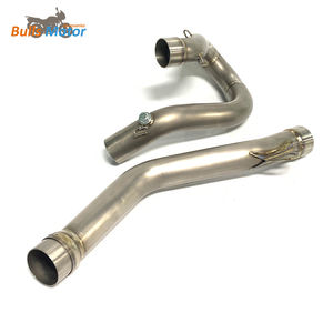 En-tête <span class=keywords><strong>pour</strong></span> <span class=keywords><strong>KTM</strong></span> 450 collecteur d'échappement EXC-F 2017 2024 vélo tout-terrain 500 tuyau de tête EXC-F en alliage de titane en acier inoxydable - Product Image 5